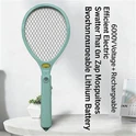 TW-05 ریچارج ایبل الیکٹرک مچھر سویٹر|ایل ای ڈی لائٹ کے ساتھ 6000V Mosquito Zapper